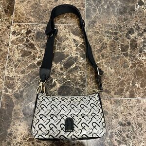 Furla silver nylon purse
